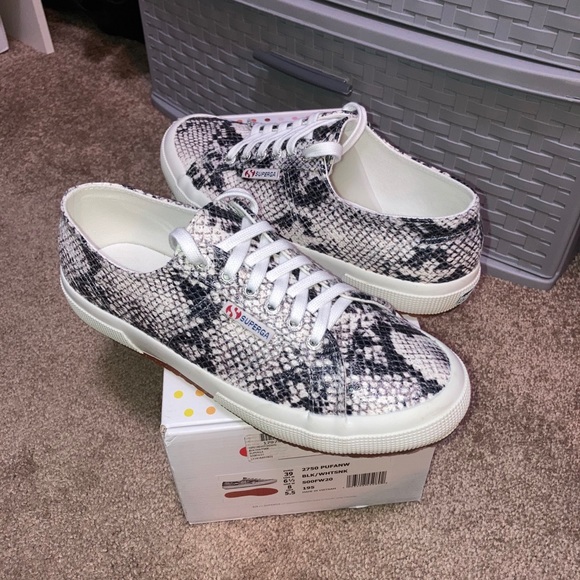 superga snakeskin sneakers